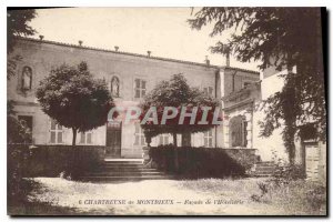 Old Postcard Chartreuse Montrieux Facade of Hospitality