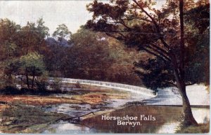 Horse Shoe Falls Berwyn Wales Postcard