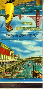 Matchbook Cover ! #9, Fishermen's Grotto, Fishermen's Wharf, San Francisco !