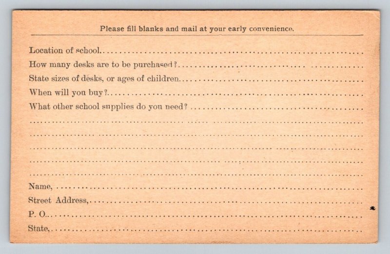 Manitowoc Seating Co.   Wisconsin   Postcard