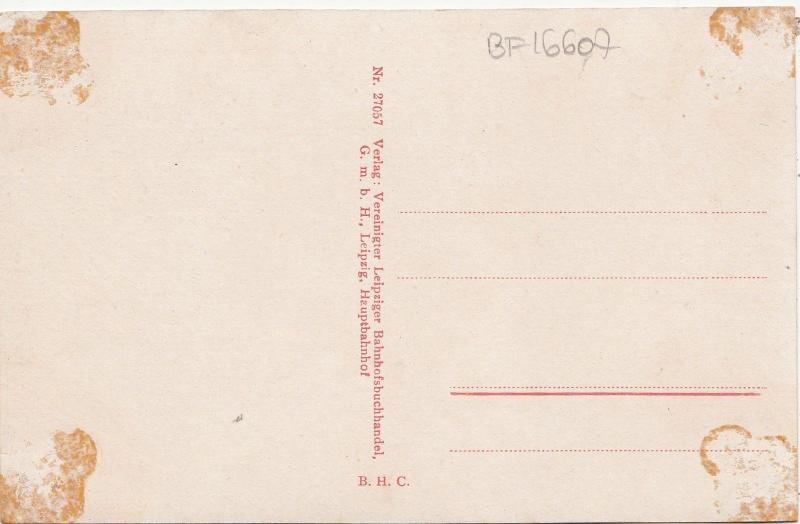 BF16607 thomaskirche  leipzig germany front/back image