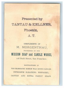 1880s Arizona Territory Tantau & Kellner Mining Candles & Supplies #2 P219