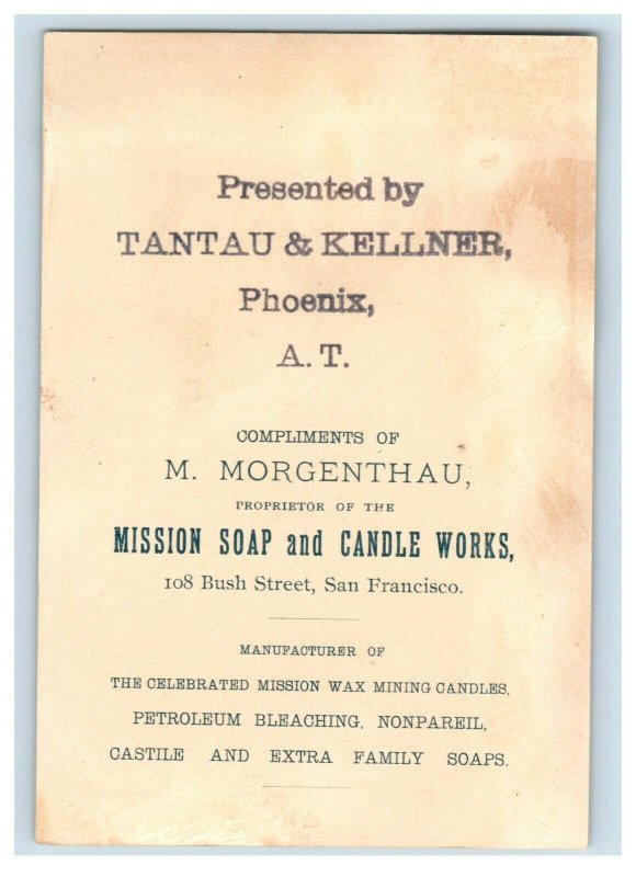 1880s Arizona Territory Tantau & Kellner Mining Candles & Supplies #2 P219