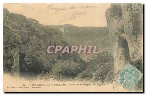 Old Postcard Fontaine de Vaucluse Valllee Sorgue Aiguille