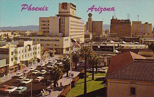 Arizona Phoenix Looking South On Central Avenue