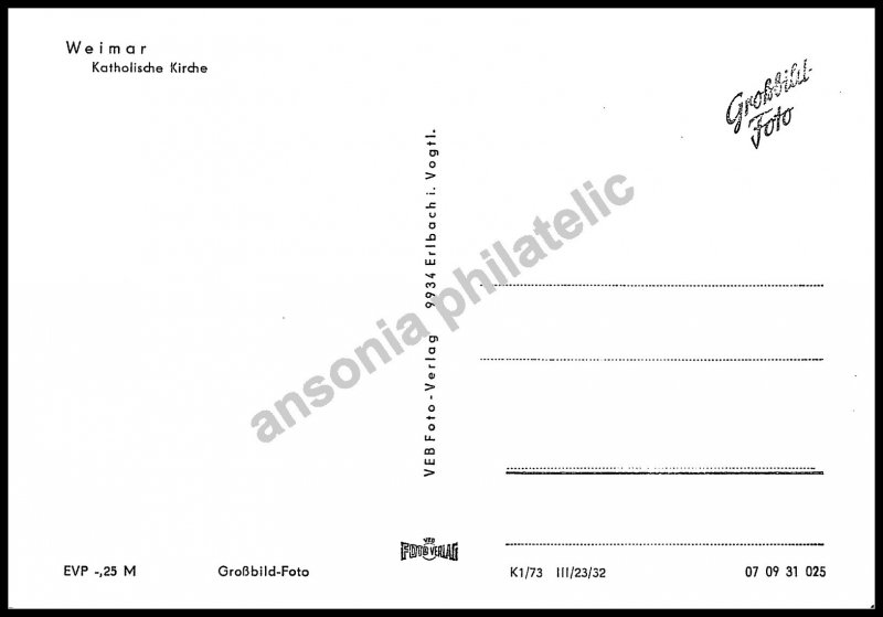 VINTAGE POSTCARD: German Image Post Card
