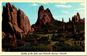 Vtg 1960's Garden Of The Gods Colorado Springs CO Postcard