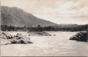 Russia Katun Altai The Cataract and Manjerokski Vintage Postcard C214