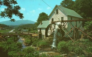 Vintage Postcard The Old Mill at Cherokee North Carolina NC Color King