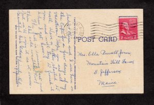 MA Picking Harvesting Cranberries on Cape Cod Mass Massachusetts Postcard