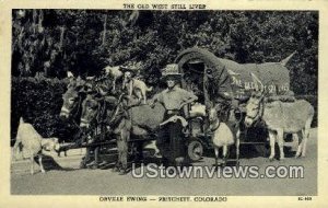 Old West, Orville Ewing - Pritchett, Colorado CO Postcard