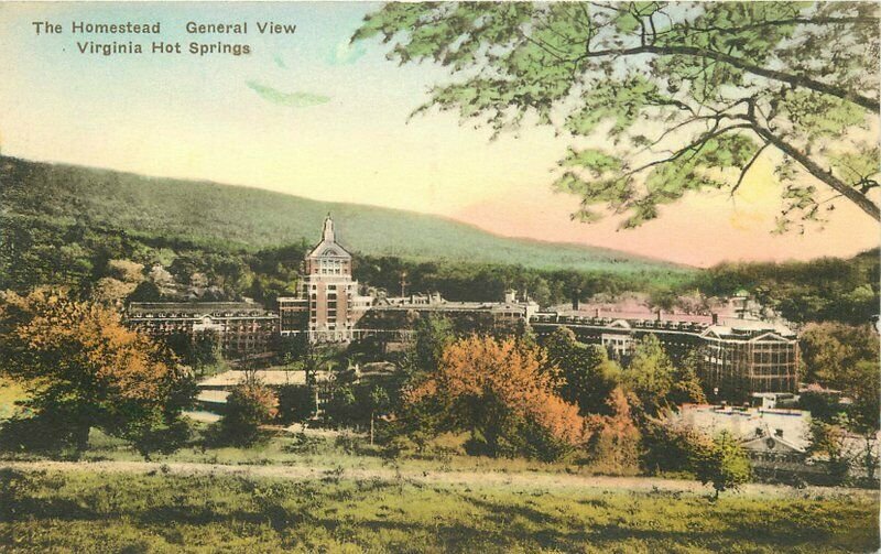 General View Homestead Virginia Hot Springs Virginia 1920s Postcard 20-9482