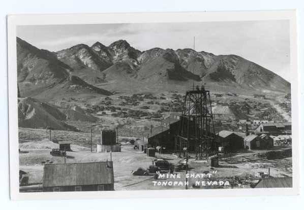 RP A Mine Shaft at Tonapah Nevada NV