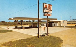 GAINES TRUCK STOP Boyle, MS Roadside CITGO Gas Station c1960s Vintage Postcard