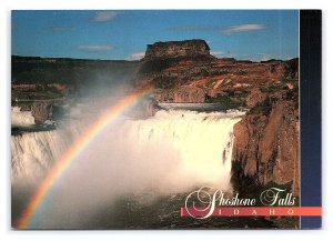 Shoshone Falls Idaho Postcard Continental Scenic View Card