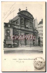 Paris Old Postcard St. Elizabeth Church