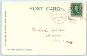1907 Cedar Falls, IA Iowa State Normal School College Teachers UNI Postcard A166