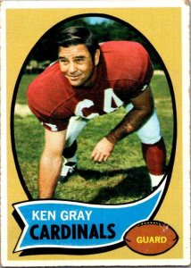 1970 Topps Football Card Ken Gray St Louis Cardinals sk21491