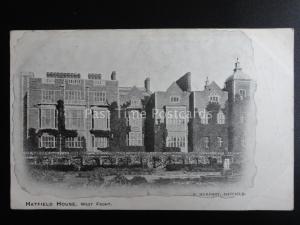 Hertfordshire HATFIELD HOUSE - Old Postcard by R. Humphry