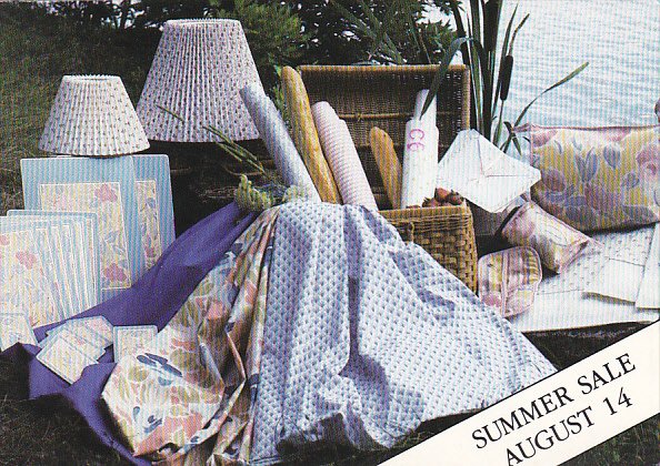 Advertising Summer Sale Laura Ashley Home Furnishings Mahwah New Jersey