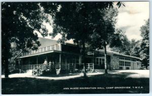 MILLBROOK, Alabama  AL   CAMP GRANDVIEW  Ann McKee Recreation Hall    Postcard