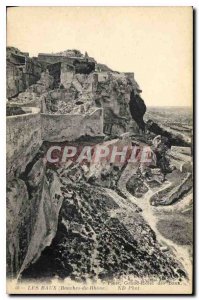 Old Postcard Les Baux (Bouches du Rhone) Pinet Grand Hotel des Baux