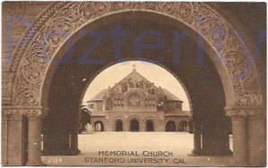 MEMORIAL CHURCH STANFORD UNIVERSITY CAL