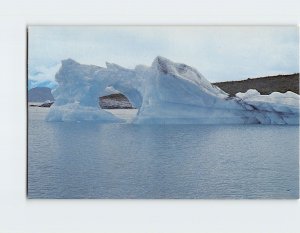 Postcard Icebergs viewed along the route through Glacier Bay, Alaska