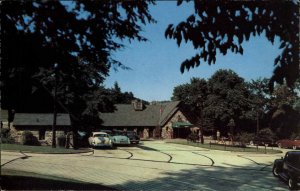 Ardsley New York NY Leighton's Restaurant Cars c1950s-60s Postcard