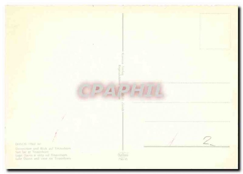 Modern Postcard Davos