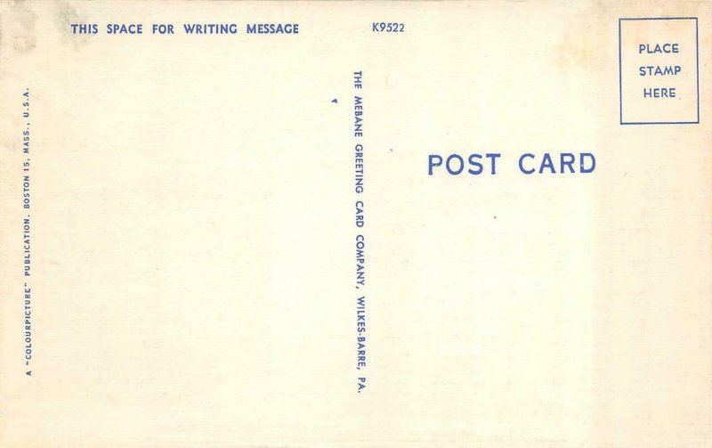 HONESDALE, Pennsylvania~PA   POST OFFICE  Wayne County  c1940's Linen Postcard