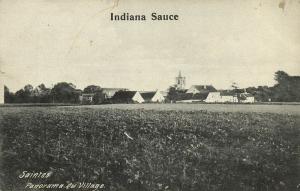 belgium, SAINTES, Tubize, Panorama du Village (1910s) Indiana Sauce