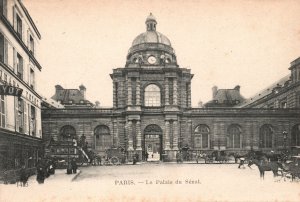 Vintage Postcard 1910's Le Palais du Senat View of Senate Palace Paris France