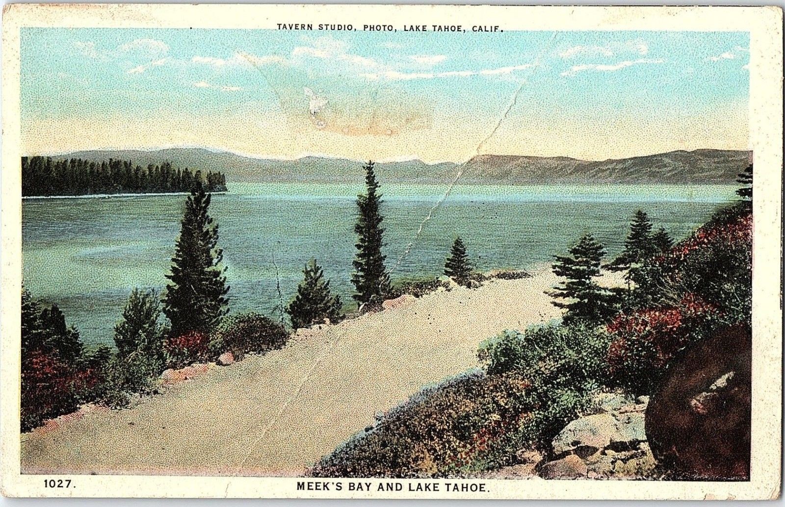 Vintage Meek's Bay and Lake Tahoe, Calif. Postcard P126 Other