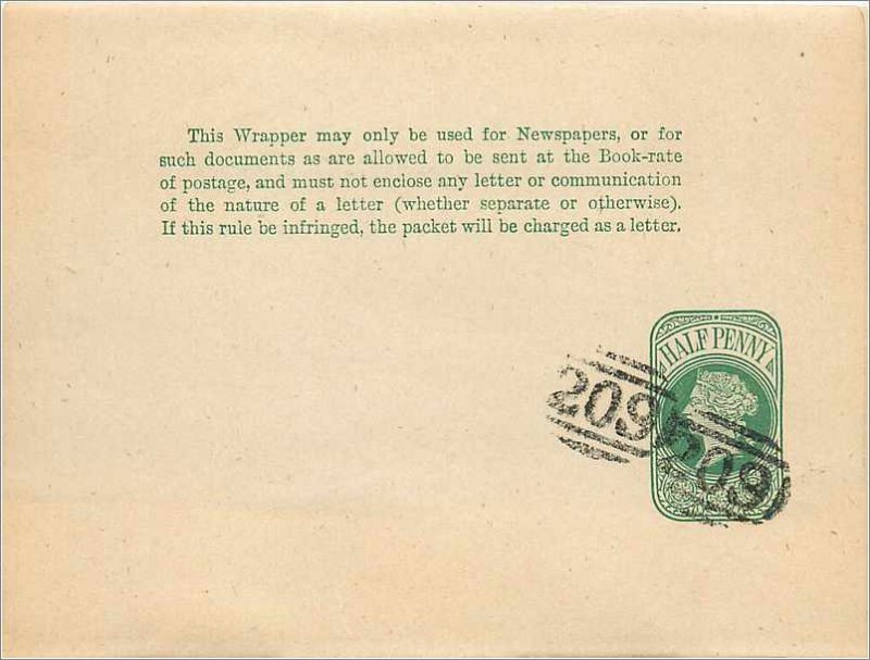 Entier Postal Stationery Postal Britain Great Britain 1 / 2p