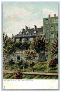 Alexandria Virginia VA Postcard The Carlyle House Exterior Scene c1905's Tuck