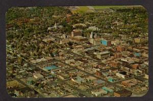 WY Aerial View of Downtown CHEYENNE WYOMING Postcard PC