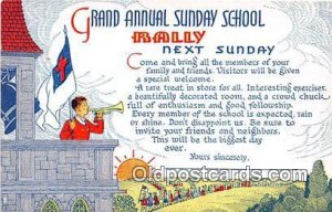 Grand Annual Sunday School Rally Unused 