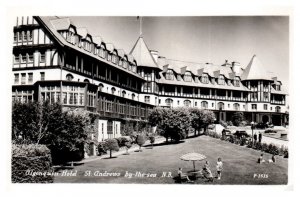 RPPC Postcard Algonquin Hotel St Andrews by the Sea New Brunswick Canada