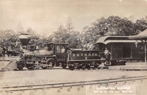 Jacksonville Oregon Railroad Rogue River Valley RR Train Engine Postcard AA36299