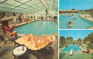 SC, South Carolina  SOUTH OF THE BORDER 3 Pools~BATHING BEAUTIES Chrome Postcard