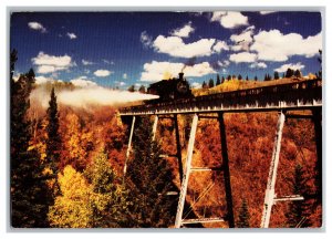 Postcard CO Cumbres & Toltec Scenic Railroad Lobato Trestle Continental Card 