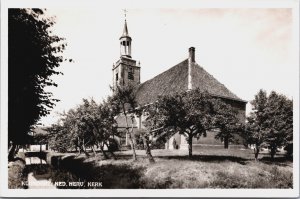 Netherlands Klundert Nederlands Hervormde Kerk RPPC C090