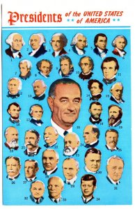 Presidents of the United States of America, up to President Johnson