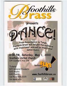 Postcard Dance!, Foothills Brass, Scarboro United Church, Calgary, Canada