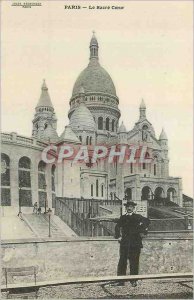 Old Postcard Paris the sacred heart