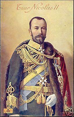 King Czar NICHOLAS II of Russia in Uniform (ca. 1910)