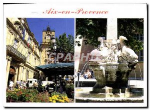 Postcard Modern Light and beauty of Provence Aix en Provence Roi Rene quotes ...