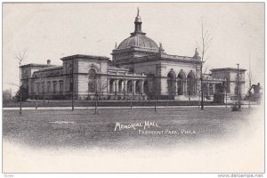 Exterior, Memorial Hall, Fairmount Park, Philadelphia, Pennsylvania, 00-10s