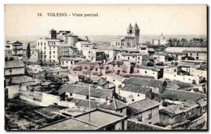 Old Postcard Spain Spain Espana Toledo Vista parcial